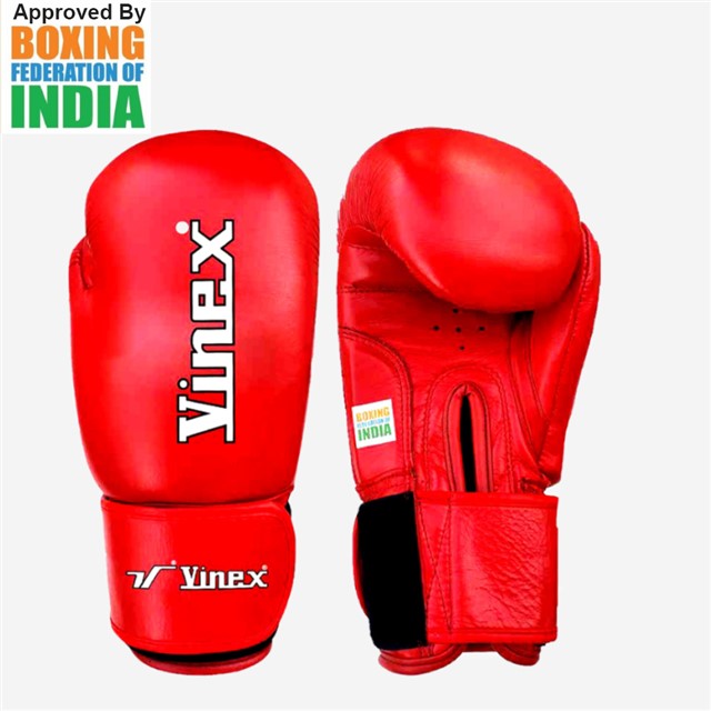 Vinex Boxing Gloves - Approved by the Boxing Federation of India