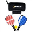 Vinex Wooden Pickle Paddle Set - Club