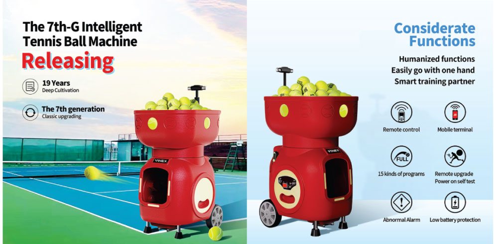 Robot Tennis Ball Throwing Machine